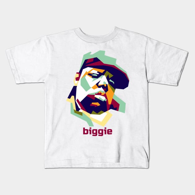 WPAP abstract  rapper Kids T-Shirt by smd90